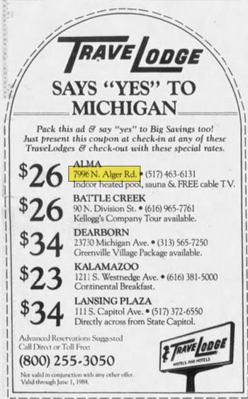 Woodbridge Inn & Suites (TraveLodge) - May 1984 Travelodge (newer photo)